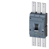 circuit breaker 3VA2 IEC Frame 1250 breaking capacity class M Icu=55 kA @ 415 V 3-pole line protection ETU350  LSI In=1250 A