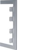 Wall cover plate for BRS 100x210mm lid 2x80mm of sheet steel galvanize