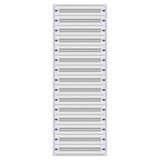 Flush-mounted distribution board 3U-45L,H:2160 W:810 D:250mm