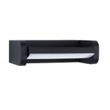 Black Die-Casting Aluminium Acrylic Diffuser LED 7 Watt 719Lm 3000K 220-240 Volt Beam Angle 150O IP54 L: 20 W: 11 H: 6 cm