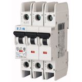 Miniature circuit breaker (MCB), 6 A, 3p, characteristic: D