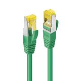 30m RJ45 S/FTP LSZH Network Cable, Green Cat.6A Plug, Cat.7 raw cable