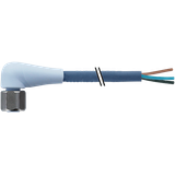 M12 fem. 90° A with cable F&B Pro TPE-S 5x0.34 bu UL rob+dragch 2m