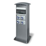 PILLAR DOMINO-OPTIMA S.STEEL IP66 12A