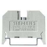 Through-type terminal thermoplastic, screw connection on both sides, single t...
