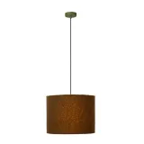 Lucide WOOLLY - Hanging lamp - Ø 40 cm - 1xE27 - Green