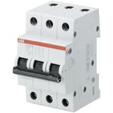 SH203M-B6 Miniature Circuit Breaker - 3P - B - 6 A