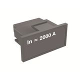 RATING PLUG 200 E1.2..E2.2 INST