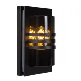 Lucide PRIVAS - Wall light Outdoor - 1xE27 - IP44 - Black