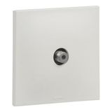 Type F TV socket Urbano star white finish