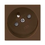 5525N-C02357 H Socket outlet 45×45 with earthing pin, shuttered ; 5525N-C02357 H