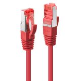 30m Cat.6 S/FTP Network Cable, Red RJ45, M/M, 250MHz, Copper, 27AWG