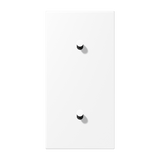 Centre plate 2-gang verti. 1+1 toggle AL12-20WWMK07