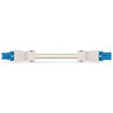 pre-assembled connecting cable Eca Plug/open-ended white