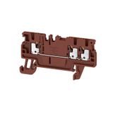 Feed-through terminal block, PUSH IN, 1.5 mm², 500 V, 17.5 A, Number o