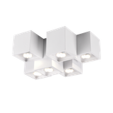 Fernando ceiling lamp 6-pc GU10 matt white