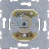 Key push-button for profile half cylinders splash-protected flush-moun