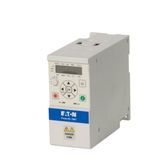 Variable frequency drive, 230 V AC, 1-phase, 3 A, 0.55 kW, IP20/NEMA0, Radio interference suppression filter, 7-digital display assembly, Setpoint pot