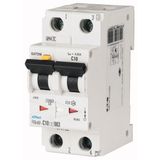 RCD/MCB combination, 13 A, 300 mA, MCB trip characteristic: B, 2p, RCD trip characteristic: A