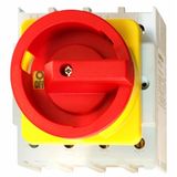 Emergency-Stop Main Switch 4-pole 4 hole mounting 20A 7.5kW