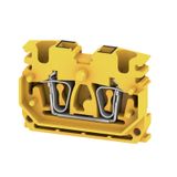 Feed-through terminal block, Tension-clamp connection, 2.5 mm², 800 V,