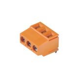 PCB terminal, 5.00 mm, Number of poles: 4, Conductor outlet direction: