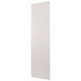 Rear wall closed, for HxW = 1600 x 600mm, IP55, grey