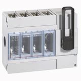 Isolating switch - DPX-IS 630 with release - 4P - 400 A - front handle