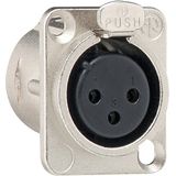 XLR D series flange jack 3-p Accessories