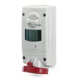 INTERLOCKED SOCKET 3P+N+E IP67 32A 11h