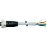 7/8'' female 0° with cable PUR 5x1.5 gy UL/CSA+drag ch. 45m