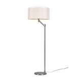 Cassio floor lamp E27 brushed steel