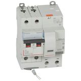 Monoblock differential circuit breaker DX³6000 10kA high inlet screw automatic high outlet 2P 230V~ - 32A - typeAC 300mA