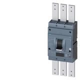 circuit breaker 3VA2 IEC Frame 1250 breaking capacity class C Icu=110 kA @ 415 V 3-pole line protection ETU550  LSI In=1250 A