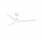 NU LED WHITE CEILING FAN W/DC MOTOR