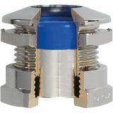 Cable gland PROGRESS ultraFLAT M25x1.5 A2, cable Ø11.0-15.0mm, blue sealing