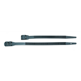 Cable tie "double-lock" black 9x180 mm