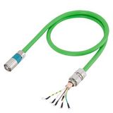 Signal cable pre-assembled type: 6FX8002-2SL02 for temperature sensor 3x 2x 0.5+1x 6FX8002-2SL02-1AA6