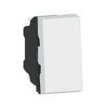 Switch or two-way indicator light with indicator Mosaic Easy-Led 10A 1 module - white