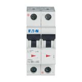 Miniature circuit breaker (MCB), 8 A, 2p, characteristic: B, DC