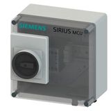 SIRIUS MCU motor starter Enclosure degree of protection IP55 plastic Communication without electromechanically switching Short-circuit