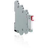 CR-S024VADC1CRZ Interface relay cpl. 1c/o, A1-A2=24VAC/DC, Output=6A/250VAC