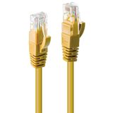 15m Cat.6 U/UTP Network Cable, Yellow RJ45, M/M, 250MHz, Copper