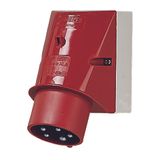 Mennekes Wall mounted inlet, 32A5p6h400V, IP44 21369