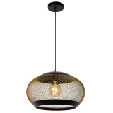 Lucide LUCAS - Pendant light - Ø 40 cm - 1xE27 - Matt Gold / Brass