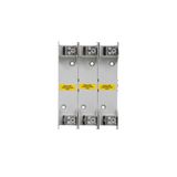 Eaton Bussmann Series RM modular fuse block, 600V, 70-100A, Knife Blade End X Knife Blade End, Three-pole