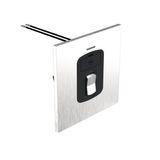 Art d'Arnould - 1 gang fused connection unit 13A-250V W/ power indicator Epure - Brushed Steel