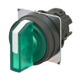 Selector A22NZ 22 dia., 3 position, Lighted, bezel plastic, auto reset A2270500E