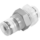 NPQP-H-Q6-E-FD Push-in bulkhead connector