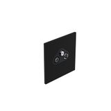 1 gang television socket TV-R-SAT socket epure matt black